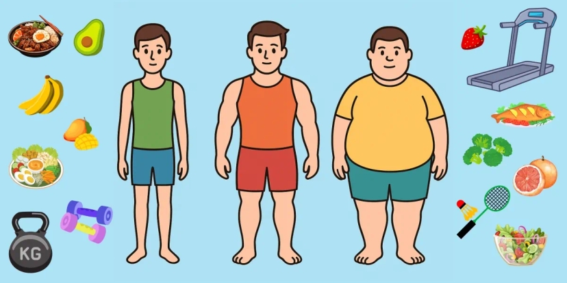 انواع تیپ بدنی در مردان و زنان: تفاوت‌ها و ویژگی‌ها