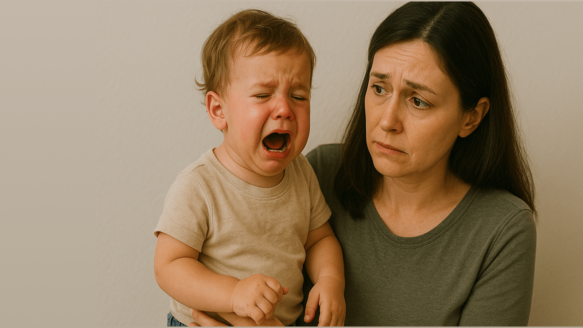 کودک ۲ ساله مبتلا به اسهال که پس از هر بار دفع، محلول ORS مینوشد تا از کمآبی جلوگیری شود